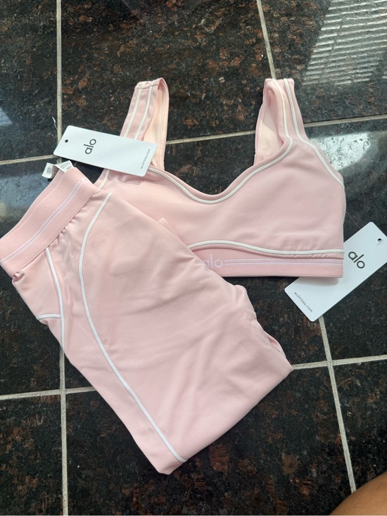 ALO Yoga Other - ALO Yoga Light Pink Bralette and Legging Set